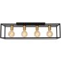 Lucide RUBEN 00124/04/30 plafon sufitowy 4x40w/e27   ip20
