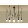 Sollux EDISON SL.0371 lampa wisząca 5x60W/E27 