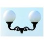 Novolux INDURA GLOBO 057E-G05X1A-02 IP65 Oprawa do latarni 2x105W/E27