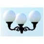 Novolux INDURA GLOBO 057F-G05X1A-02 IP65 Oprawa do latarni 3x105W/E27