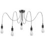 Lucide FIX 08408/05/30 lampa wisząca 5x60w/e27   ip20