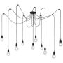 Lucide FIX 08408/10/30 lampa wisząca 10x60w/e27   ip20