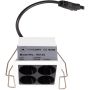 Maxlight X-LINE H0135 downlight wpuszczany 4x5w/led 350lm 3000k ip20