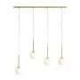 Aldex BOSSO 4 BRASS 1087L40 lampa wisząca 4x10W/E14