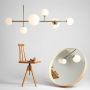Aldex DIONE 1092K30 lampa wisząca 4x40W/E14+2x60W/E27  