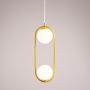 Aldex RIVA 1086H14 lampa wisząca 2x10W/E14 IP20