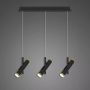 Altavola Design Lunette LA062/CL3_black lampa wisząca 6x3W/LED 1080lm 3000K IP20