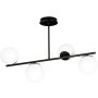 Emibig BIOR 4 BLACK 1020/4 lampa sufitowa 4x10W/E14 IP20