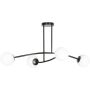 Emibig HALLDOR 4 BLACK 1024/4 lampa sufitowa 4x10W/E14 IP20