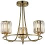Endon Berenice 107801 żyrandol 3x6w/e14   ip20