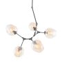 Italux NANTES 10310/5P-BK lampa wisząca 5x60W/E27 
