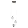 Nowodvorski LUNARI 11982 lampa wisząca 3x23W/LED 1000lm 3000K IP20