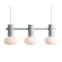 Aldex FLO 3 GREY S  7000E22_S lampa wisząca 3x10W/E14   