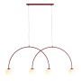 Aldex UNA 4  1116L15_L lampa wisząca 4x10W/E14   