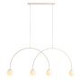 Aldex UNA 4  1116L9_L lampa wisząca 4x10W/E14   