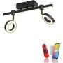 Paul Neuhaus LOLASMART-BILEDA 12075-18 lampa sufitowa 2x12W/LED 1300lm 2700-5000k ip20