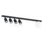 Emibig BASTER 1314/5 lampa sufitowa 4x8W/GU10|1x10W/E14 IP20