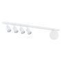 Emibig BASTER 1315/5 lampa sufitowa 4x8W/GU10|1x10W/E14 IP20