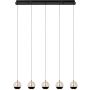 Lucide SENTUBAL 13498/25/30 lampa wisząca 5x5.3w/led 230lm 2700k ip20