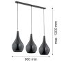 Argon SANTANA 1409 lampa wisząca 3x15W/E27  IP20