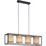 Paul Neuhaus RAVEN 15305-18 lampa wisząca 4x25W/E27   ip20