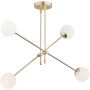 Argon ABSTRACT 1695 lampa wisząca 4x7W/E14  IP20