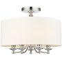 Cosmolight ABU DHABI C05428CH-WH lampy sufitowe 5x40W/E14