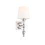Cosmolight AUSTIN W01118NI-WH kinkiet 1x40W/E14 IP20