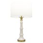Cosmolight LOBOC T01019BR-WH lampa stołowa 1x40W/E27 IP20