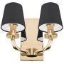 Cosmolight NEW YORK 1 W02510AU-BK kinkiet 2x40W/E14 IP20