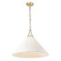 CosmoLight PROVIDENCE P01521BR-WH lampa wisząca 1x40W/E27   IP20