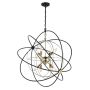 CosmoLight ROXBURY P08593AU lampa sufitowa 8x40W/E14   IP20