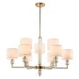 CosmoLight SUTTON P09378AU-WH lampa sufitowa 9x40W/E14   IP20