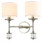 CosmoLight SUTTON W02477NI-WH kinkiet 2x25W/E14   IP20