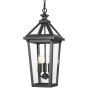 Cosmolight ZURICH P03630BK lampa wisząca 3x40W/E14 IP23