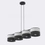 Emibig KARBON 1652/4 lampa wisząca 4x15W/E27 IP20