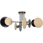 Emibig ZITA 4 BLACK 173/4 lampa sufitowa 4x15W/E27 IP20