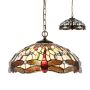 Prezent TIFFANY XXII. 1708 lampa wisząca 2x60W/E27 IP20