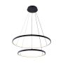 Zuma Line BRENO 18140BK-2 lampa wisząca 1x50W/LED 3000K|4000K|6000K IP20