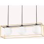 Ideal Lux LINGOTTO 198125 lampa wisząca 3x28W/E14   ip20