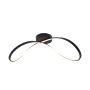 Zuma Line ERDA 19600C-BK lampa sufitowa 1x45W/LED 3000K|4000K|6000K IP20