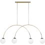 Zuma Line BOW 1219 lampa wisząca 4x10W/E14   ip20