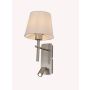 Zuma Line LUNA W4106-2SN+WH kinkiet 1x2,5W/LED+1x40W/E27   ip20