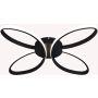 Zuma Line ROSENTRA C241060002 lampa sufitowa 1x28W/LED 1900lm 3000k ip20