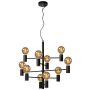 Lucide LEANNE 21421/10/30 lampa wisząca 10x60w/e27   ip20