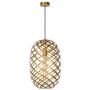 Lucide WOLFRAM 21417/32/02 lampa wisząca 1x60w/e27   ip20