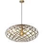 Lucide WOLFRAM 21417/65/02 lampa wisząca 1x60w/e27   ip20
