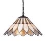 Prezent TIFFANY XIII. 217 lampa wisząca 2x60W/E27 IP20