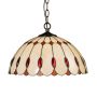 Prezent TIFFANY XVI. 226 lampa wisząca 2x60W/E27 IP20