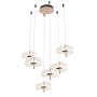 Altavola Design Mariposa LA102/CO6 lampa wisząca 6x36W/LED 2160lm 3000K IP20